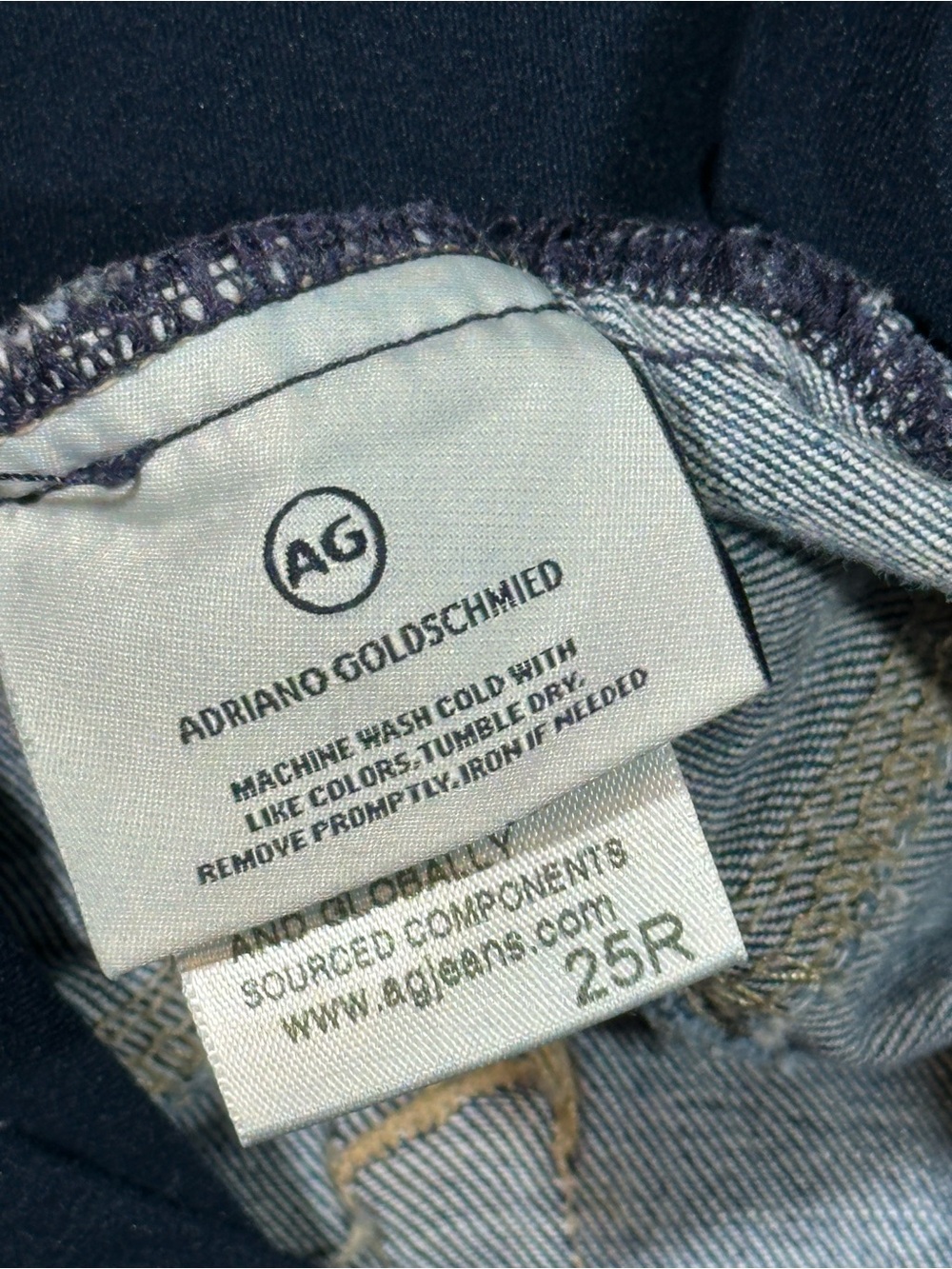ADRIANO GOLDSCHMIED Secret Belly Panel Maternity Skinny Jeans 25 - Picture 10 of 14